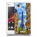 Дизайнерский пластиковый чехол для Sony Xperia L Париж