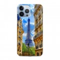 Дизайнерский силиконовый чехол для Iphone 13 Pro Max Париж