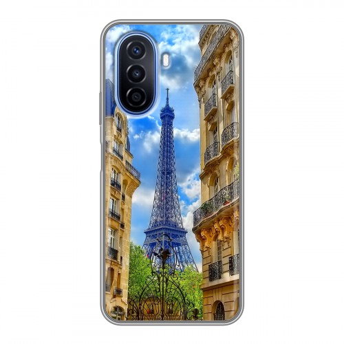 Дизайнерский силиконовый чехол для Huawei Nova Y70 Париж