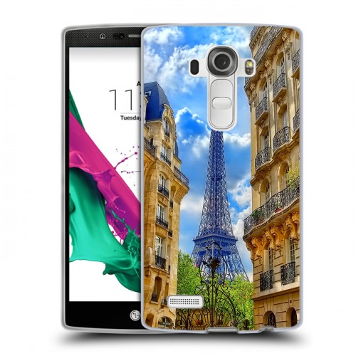 Дизайнерский силиконовый чехол для LG G4 Париж