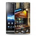 Дизайнерский пластиковый чехол для Sony Xperia S Париж