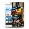 Дизайнерский пластиковый чехол для Huawei Ascend D2 Париж