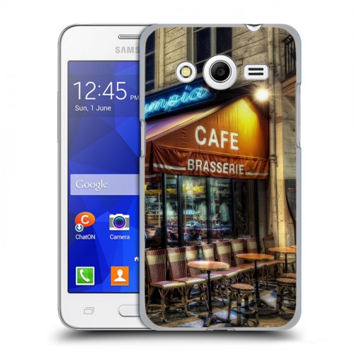 Дизайнерский пластиковый чехол для Samsung Galaxy Core 2 Париж