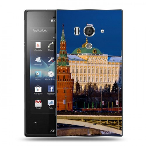 Дизайнерский пластиковый чехол для Sony Xperia acro S Москва