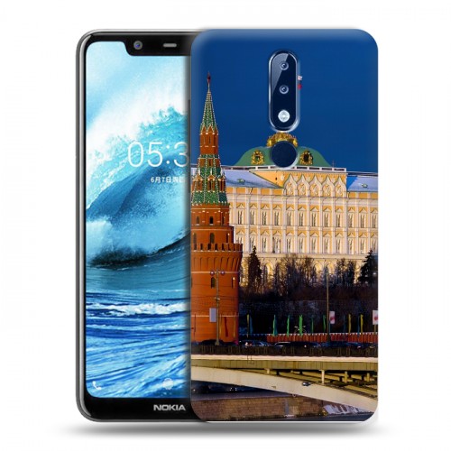 Дизайнерский силиконовый чехол для Nokia 5.1 Plus Москва