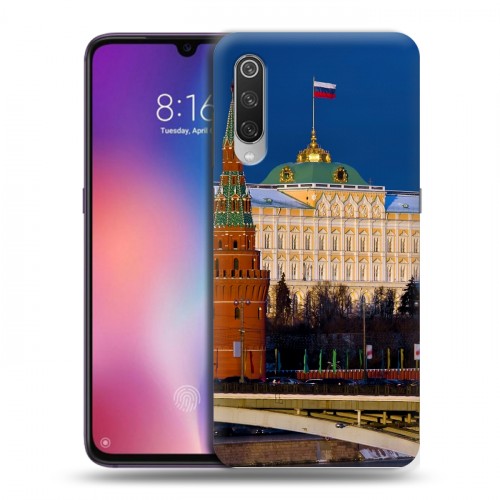 Дизайнерский силиконовый с усиленными углами чехол для Xiaomi Mi9 Москва