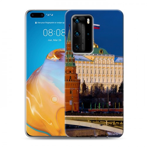 Дизайнерский пластиковый чехол для Huawei P40 Pro Москва