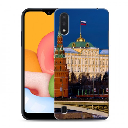 Дизайнерский силиконовый чехол для Samsung Galaxy M01 Москва