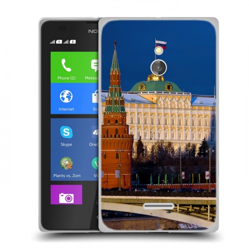 Дизайнерский силиконовый чехол для Nokia XL Москва