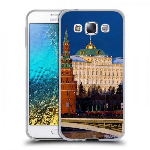 Дизайнерский пластиковый чехол для Samsung Galaxy E5 Москва