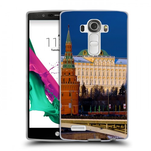 Дизайнерский пластиковый чехол для LG G4 Москва