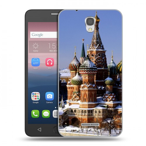 Дизайнерский силиконовый чехол для Alcatel Pop 4 Москва