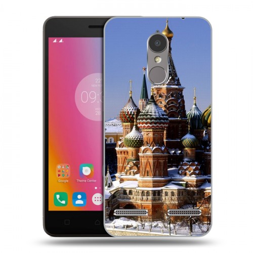 Дизайнерский силиконовый чехол для Lenovo K6 Москва