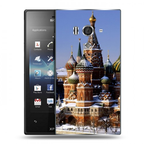 Дизайнерский пластиковый чехол для Sony Xperia acro S Москва