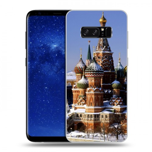 Дизайнерский силиконовый чехол для Samsung Galaxy Note 8 Москва