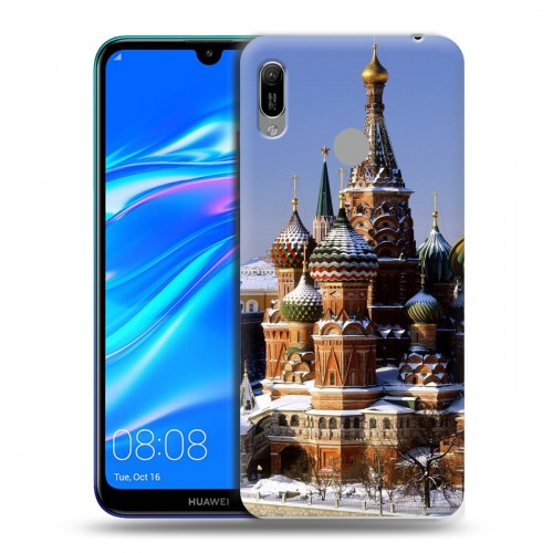 Дизайнерский пластиковый чехол для Huawei Y6 (2019) Москва