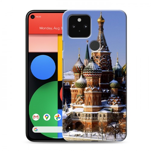 Дизайнерский пластиковый чехол для Google Pixel 5 Москва