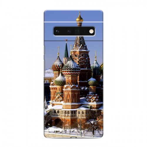 Дизайнерский силиконовый с усиленными углами чехол для Google Pixel 6 Pro Москва