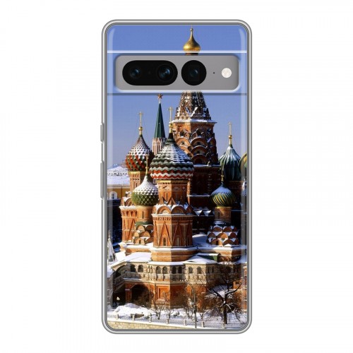 Дизайнерский силиконовый с усиленными углами чехол для Google Pixel 7 Pro Москва