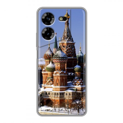 Дизайнерский силиконовый с усиленными углами чехол для Tecno Pova 5 4G Москва