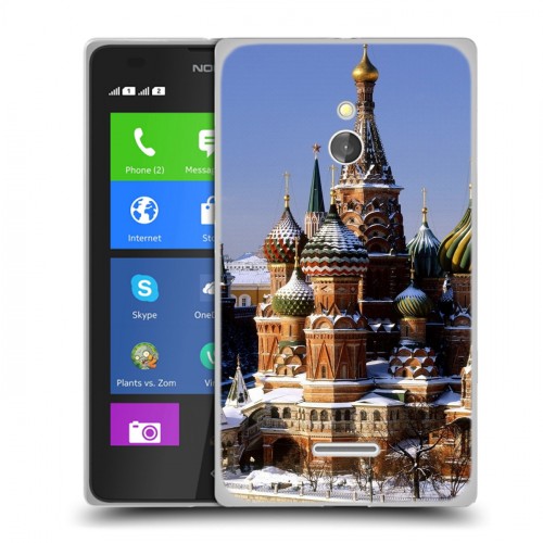 Дизайнерский силиконовый чехол для Nokia XL Москва