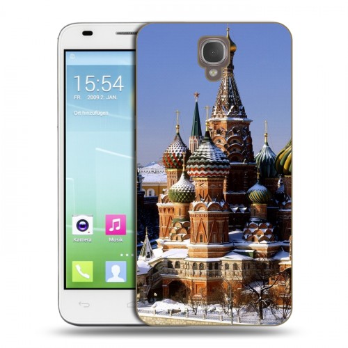 Дизайнерский пластиковый чехол для Alcatel One Touch Idol 2 S Москва