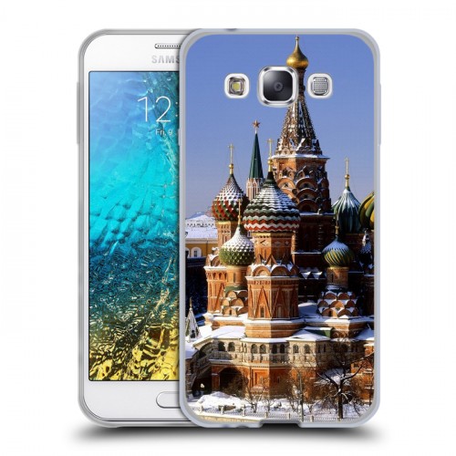 Дизайнерский пластиковый чехол для Samsung Galaxy E5 Москва