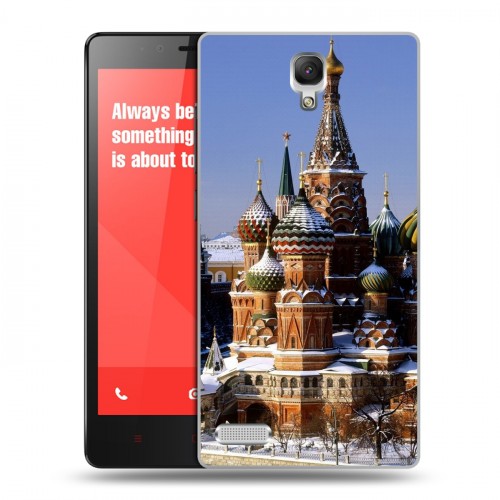 Дизайнерский силиконовый чехол для Xiaomi RedMi Note Москва