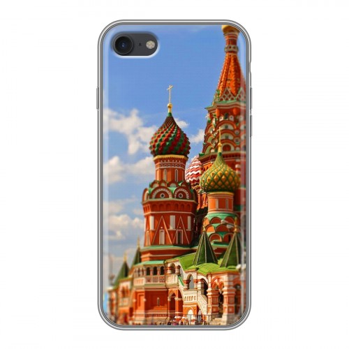 Дизайнерский силиконовый с усиленными углами чехол для Iphone 7 Москва