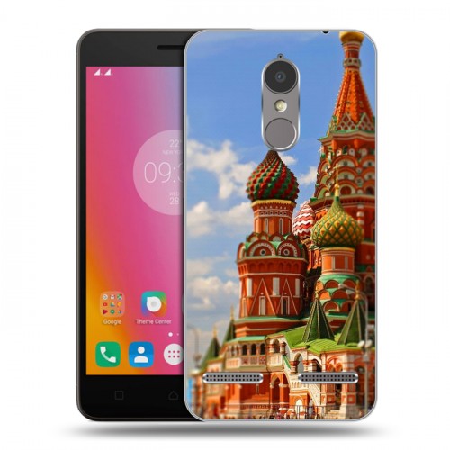 Дизайнерский силиконовый чехол для Lenovo K6 Москва