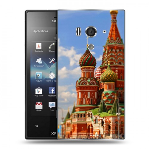 Дизайнерский пластиковый чехол для Sony Xperia acro S Москва