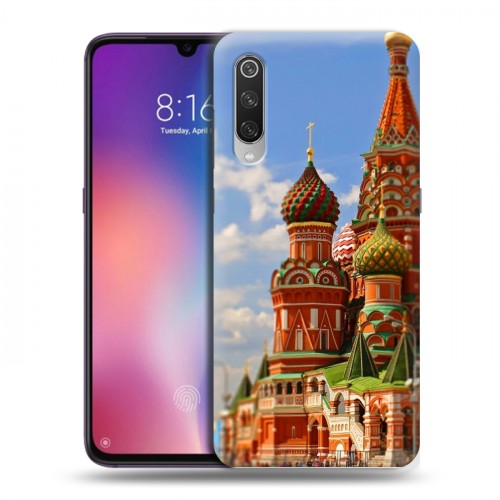 Дизайнерский силиконовый с усиленными углами чехол для Xiaomi Mi9 Москва