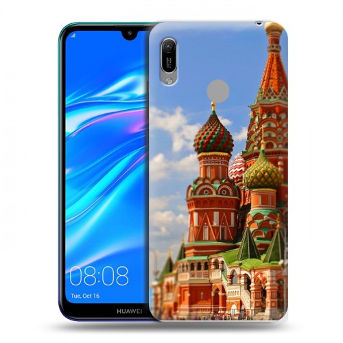 Дизайнерский пластиковый чехол для Huawei Y6 (2019) Москва