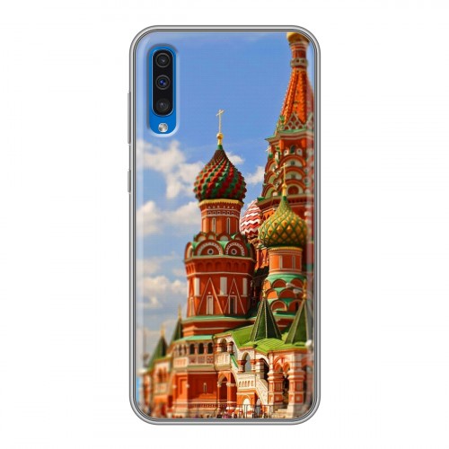 Дизайнерский силиконовый чехол для Samsung Galaxy A50 Москва