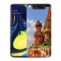 Дизайнерский пластиковый чехол для Samsung Galaxy A80 Москва