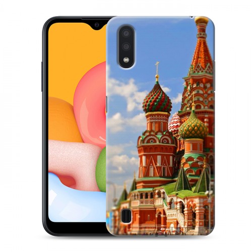 Дизайнерский силиконовый чехол для Samsung Galaxy M01 Москва