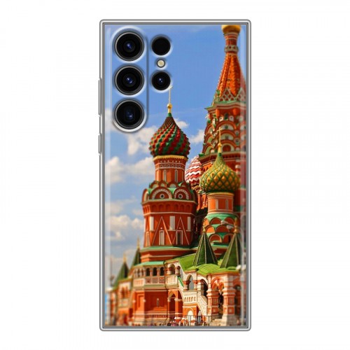 Дизайнерский силиконовый чехол для Samsung Galaxy S23 Ultra Москва