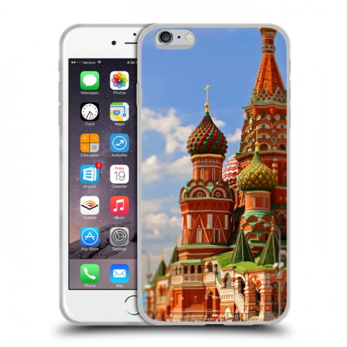 Дизайнерский силиконовый чехол для Iphone 6 Plus/6s Plus Москва