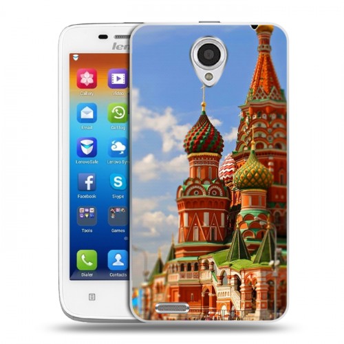 Дизайнерский пластиковый чехол для Lenovo S650 Ideaphone Москва