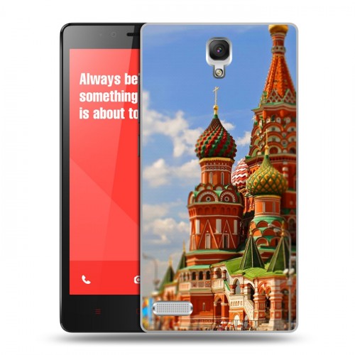 Дизайнерский пластиковый чехол для Xiaomi RedMi Note Москва