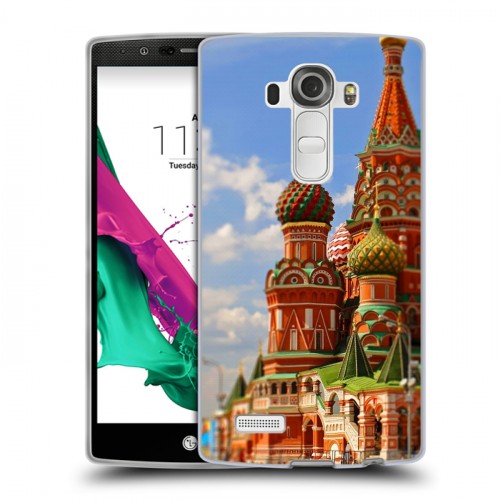 Дизайнерский пластиковый чехол для LG G4 Москва