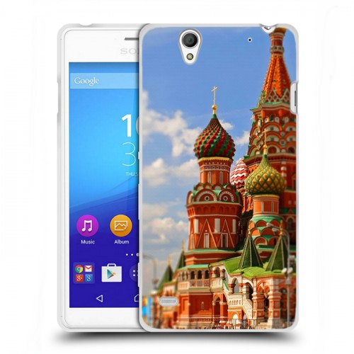 Дизайнерский пластиковый чехол для Sony Xperia C4 Москва