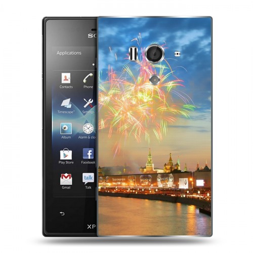 Дизайнерский пластиковый чехол для Sony Xperia acro S Москва