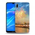 Дизайнерский пластиковый чехол для Huawei Y6 (2019) Москва