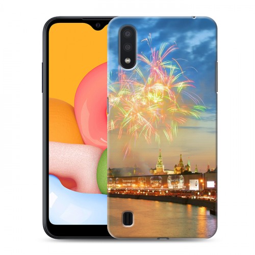 Дизайнерский силиконовый чехол для Samsung Galaxy M01 Москва