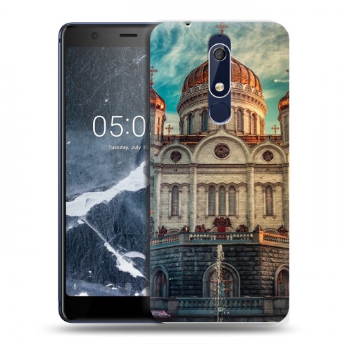 Дизайнерский пластиковый чехол для Nokia 5.1 Москва