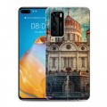 Дизайнерский пластиковый чехол для Huawei P40 Москва