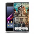 Дизайнерский силиконовый чехол для Sony Xperia E1 Москва