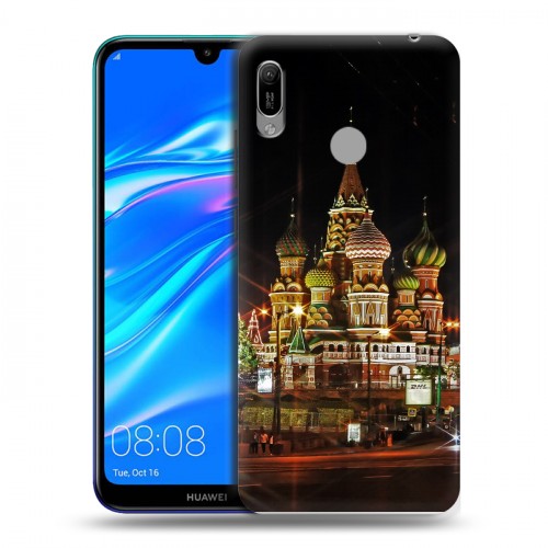 Дизайнерский пластиковый чехол для Huawei Y6 (2019) Москва