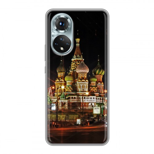 Дизайнерский силиконовый чехол для Huawei Honor 50 Москва